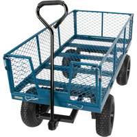 Wagon avec c&ocirc;t&eacute;s rabattables, 24" la x 48" la x Capacit&eacute; 800 lb Cintas