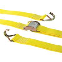 Ratchet Strap, Cam Buckle, 2" W x 12' L, 500 lbs. (227 kg) WLL Cintas