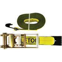 Tendeur d'arrimage pour treuil, Crochet plat, 30' , 3" , Charge d'utilisation max. 5400 lb (2449 kg) Cintas