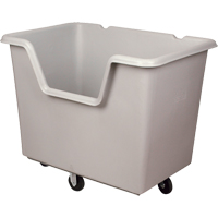 Chariot-caisse Starcart &agrave; c&ocirc;t&eacute; ouvert, Poly&eacute;thyl&egrave;ne, 46" lo x 31" la x 49" h, Volume 24 pi³, Capacit&eacute; 900 lb Cintas