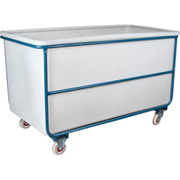Straight Wall Box Truck, White Polyethylene, 57" L x 34" W x 33" H, 22 cu. ft. Volume, 1000 lbs. Capacity Cintas