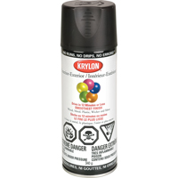 Industrial Acryli-Quik Lacquer, Black, Semi-Flat, 12 oz., Aerosol Can Cintas