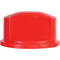 Couvercles ronds Brute, Couvercle bomb&eacute;, Plastique/Poly&eacute;thyl&egrave;ne, Convient aux contenants 22" dia. Cintas