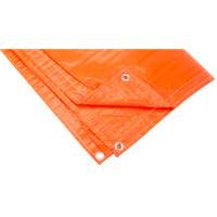 B&acirc;ches isol&eacute;es, Poly&eacute;thyl&egrave;ne, Orange, 20' x 12' x 8 mils Cintas