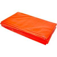 B&acirc;ches isol&eacute;es, Poly&eacute;thyl&egrave;ne, Orange, 20' x 12' x 8 mils Cintas
