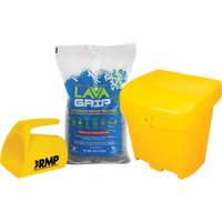 LavaGrip Traction-Aid Kit with 77 Bags, Container Size 35.3 lbs. (16 kg), Bag Cintas