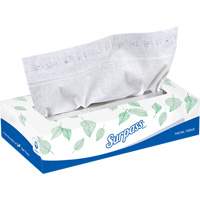 Surpass&reg; Facial Tissue, 2 Ply, 8.3" L x 7.8" W, 100 Sheets/Box Cintas