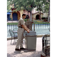 Untouchable&reg; Containers, Polyethylene, 35 US gal. Cintas