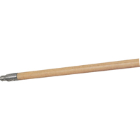 Structural Foam Push Broom Handle, Wood, ACME Threaded Tip, 15/16" Diameter, 60" Length Cintas