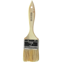 Pinceau &agrave; soies rases, Soie blanche, Manche Bois, Largeur de 1" Cintas