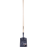 Pelle carr&eacute;e  Pro, Bois, Lame Acier durci, Manche en Droit, Longueur 48" Cintas