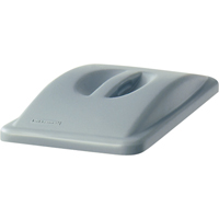 Dessus &agrave; poign&eacute;e Slim Jim, Couvercle plat, Plastique, Convient aux contenants 20-3/8" x 11-5/16" Cintas