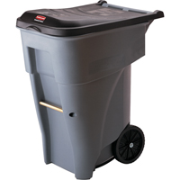 Brute&reg; Roll Out Containers, Polyethylene, 65 US gal. Cintas