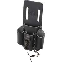 Tool Belt Pouch, Multiple Tool Holder, Leather, 4 Pockets Cintas