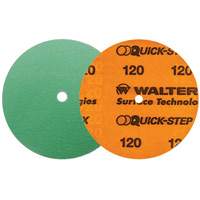 Quick-Step XX Sanding Disc, 6" Dia., 120 Grit, Ceramic Cintas