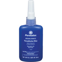 Adh&eacute;sif frein-filet &agrave; adh&eacute;rence amovible, Bleu, Moyen, 50 ml, Bouteille Cintas