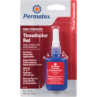 Low Viscosity Threadlocker, Red, High, 10 ml, Bottle Cintas