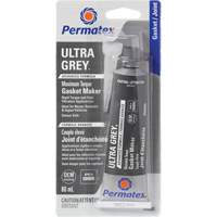 Ultra Grey&reg; Gasket Maker, Tube, 80 ml, -54°C - 260°C/-65°F - 500°F Cintas
