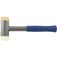 Heavy-Duty Soft-Face Dead Blow Hammer, 2.25 lbs. Head Weight, Polyurethane Face, Tubular Steel Handle Cintas