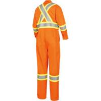 5555 Combinaison de s&eacute;curit&eacute; &agrave; haute visibilit&eacute; ignifuge et anti-arcs &eacute;lectriques, Taille 36, Orange haute visibilit&eacute;, 11 cal/cm² Cintas