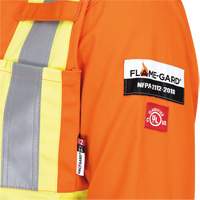5555 Combinaison de s&eacute;curit&eacute; &agrave; haute visibilit&eacute; ignifuge et anti-arcs &eacute;lectriques, Taille 36, Orange haute visibilit&eacute;, 11 cal/cm² Cintas