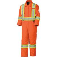 5532A Combinaison de s&eacute;curit&eacute; &agrave; haute visibilit&eacute; ignifuge et anti-arcs &eacute;lectriques, Taille 2T-Grand, Orange haute visibilit&eacute;, 58 cal/cm² Cintas