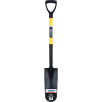 Pelles b&ecirc;ches, Acier durci, Lame 16" x 6", 28-1/2" lo, Manche Prise en D Cintas