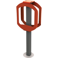 Bike Stop Bike Racks, Steel, 2 Bike Capacity Cintas