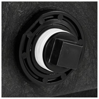 R&eacute;servoir de stockage, 69" p x 63,25" la x 25" h, Capacit&eacute; 2500 lb, Noir Cintas