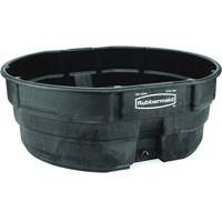 R&eacute;servoir de stockage, 69" p x 63,25" la x 25" h, Capacit&eacute; 2500 lb, Noir Cintas
