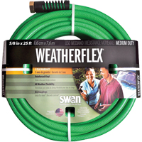 Weatherflex Medium Duty Garden Hoses, Vinyl, 5/8" dia. x 25' Cintas