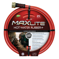 Hot Water Hose, Rubber, 3/4" dia. x 50' L Cintas