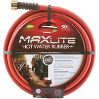 Hot Water Hose, Rubber, 5/8" dia. x 50' L Cintas