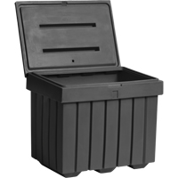 Conteneur d'entreposage &eacute;conomique pour sel/sable, 32" x 23" x 27-1/2", 10 pi³, Gris Cintas