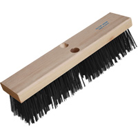 Road Warrior Extra Heavy-Duty Push Broom, 16", X-Coarse, Wire Bristles Cintas