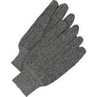 Gants en jersey classiques, Taille unique, Poivre et sel, Non doubl&eacute;, Poignet en tricot Cintas