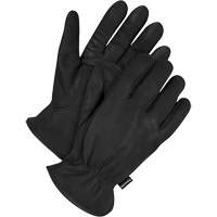 Gants de conducteur doubl&eacute;s classiques, Grand, Paume en Cuir fleur de daim, Thinsulate Cintas