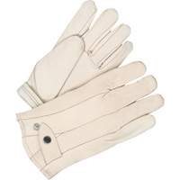 Gants classiques de cordeur, 10, Paume Cuir fleur de vache, Doubleure Molleton Cintas
