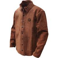 Veste de soudage en cuir fleur de vache refendu Gander Brand, Cuir, Moyen, Brun Cintas