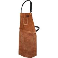 Tablier de soudage en cuir, Salopette, 36" lo, Brun Cintas