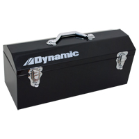 Hip Roof Tool Box, 7" D x 19" W x 7-1/2" H, Black Cintas