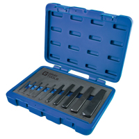 Jeu d'extracteurs &agrave; vis, Carbure/Acier au chrome/Acier rapide au cobalt/Acier rapide, 10 Morceaux Cintas