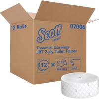 Scott&reg; Essential Toilet Paper, Jumbo/Coreless Roll, 2 Ply, 1150' Length, White Cintas