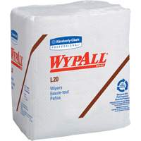Serviettes jetables L20 WypAll, Tout usage, 12-1/2" lo x 12" la Cintas