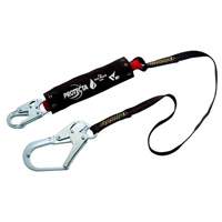 PRO Shock-Absorbing Lanyard, 6', Snap Hook Center, Snap Hook Leg Ends, Kevlar&reg; Cintas