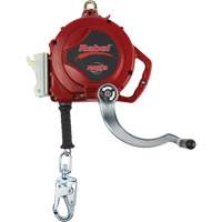 Rebel Self-Retracting Lifeline, 50', Galvanized Steel, Swivel Cintas