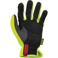 FastFit&reg; High-Visibility Work Gloves, Synthetic Palm, Size Medium/9 Cintas