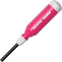 Original Pink 15-in-1 Multi-Bit Screwdriver, 8-37/50" L, Textured Handle Cintas