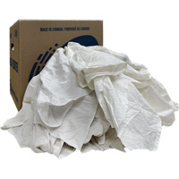 Wiper Rags Box, White, 10 lbs. Cintas