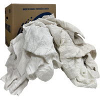 Wiper Rags Box, Terrycloth, White, 10 lbs. Cintas